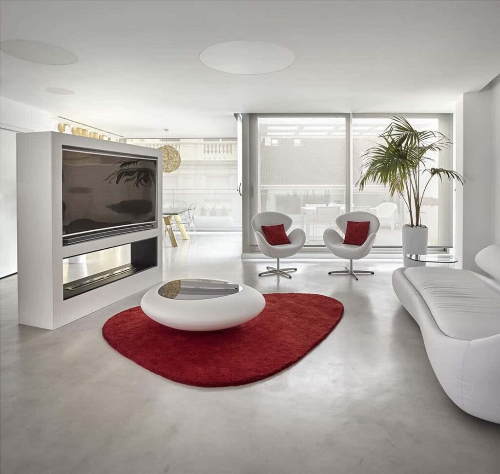 beton imprime interieur Les Pros en béton lissé Liège & béton ciré Liège