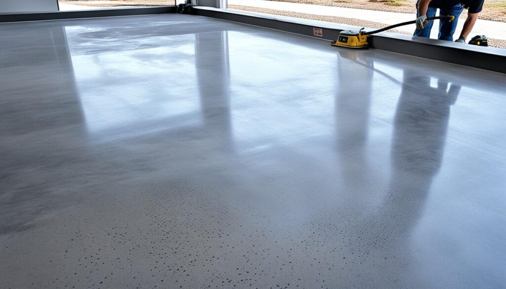 Comment polir une dalle béton