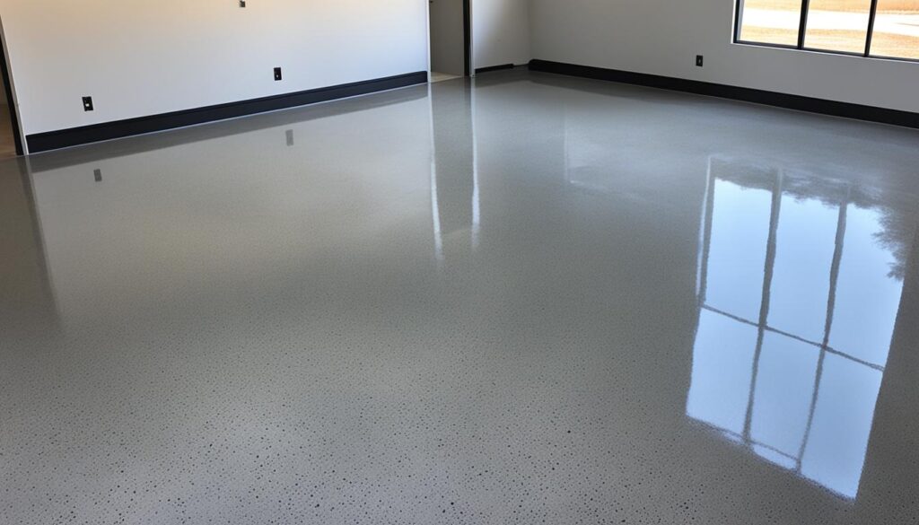 Dalle béton rénovée