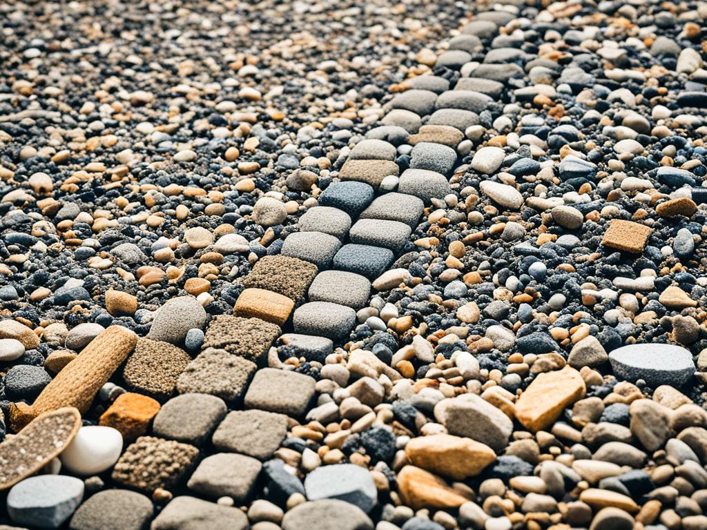 Matériaux de base allée en pavés