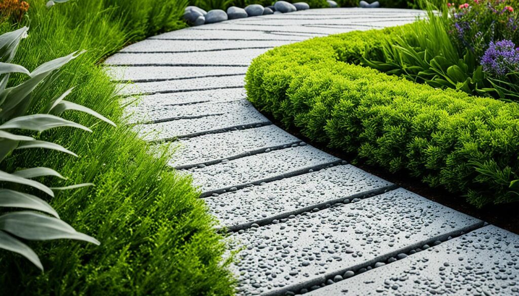 Créez une allée élégante avec le béton désactivé 11 allée en béton désactivé