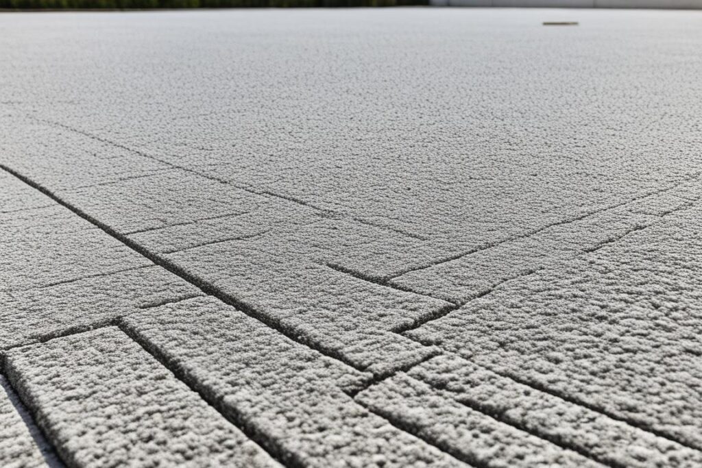 béton balayé épaisseur critique