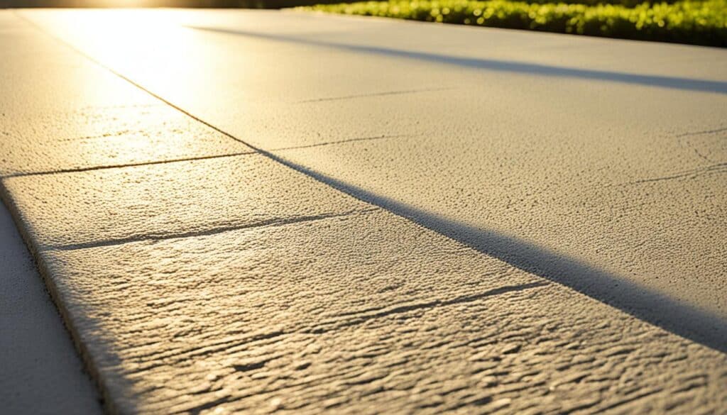 béton balayé extérieur