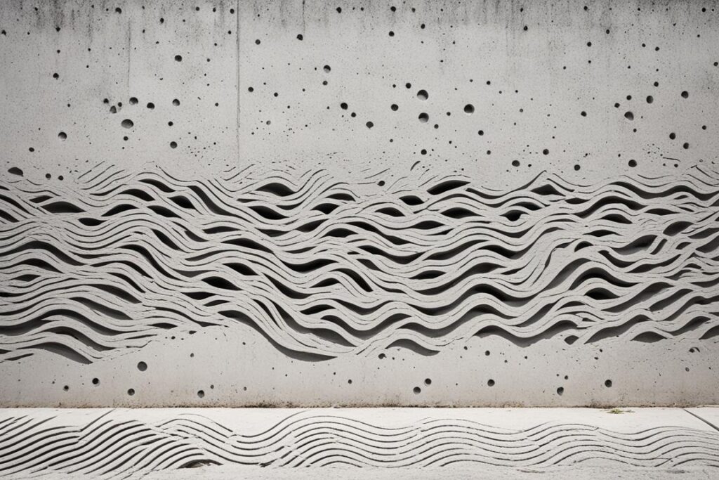 béton balayé nuisances sonores