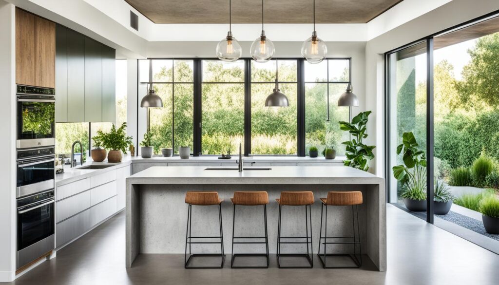 béton ciré cuisine