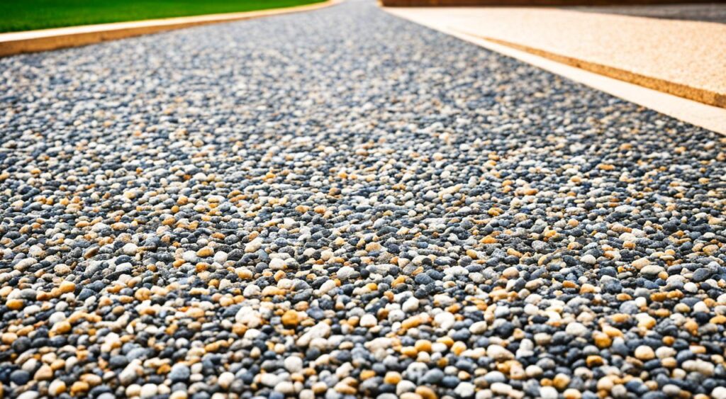 béton désactivé allée