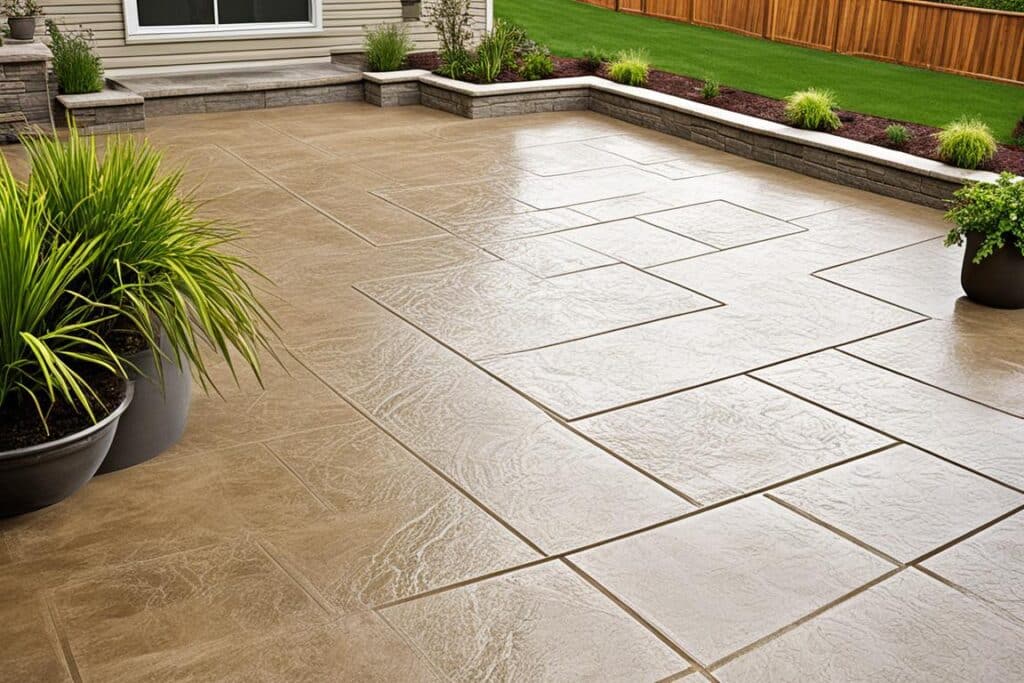 béton estampé avantages