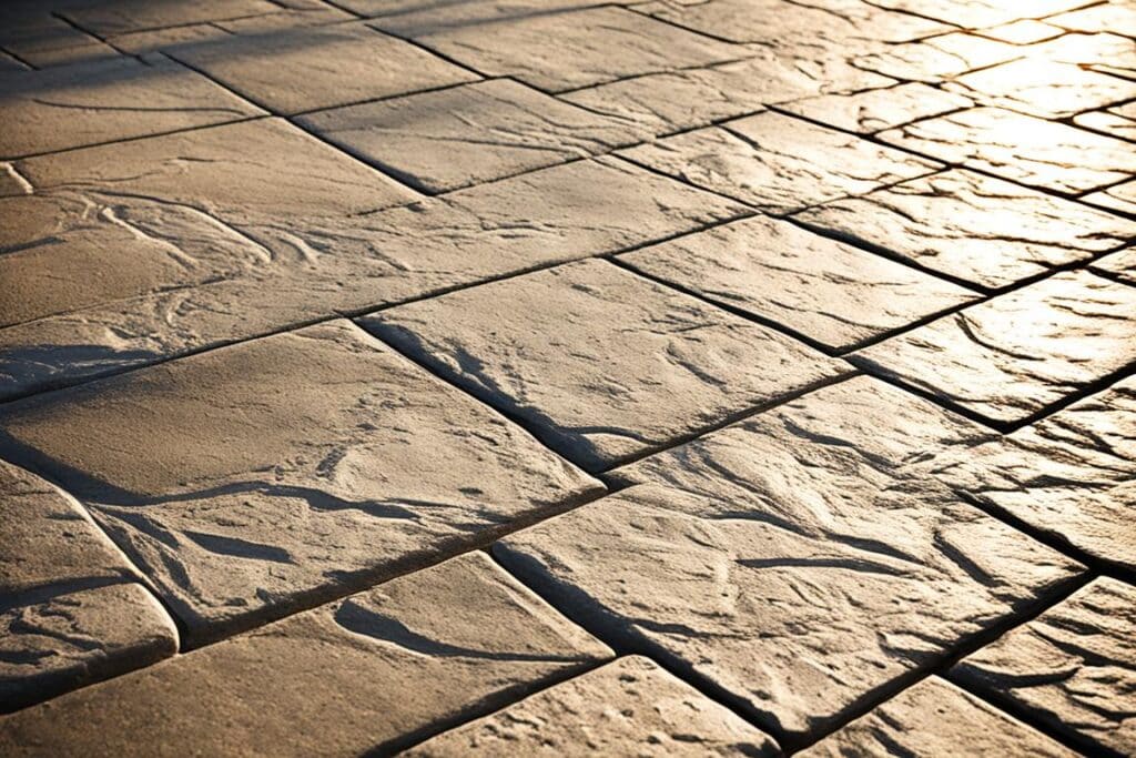 beton estampé design