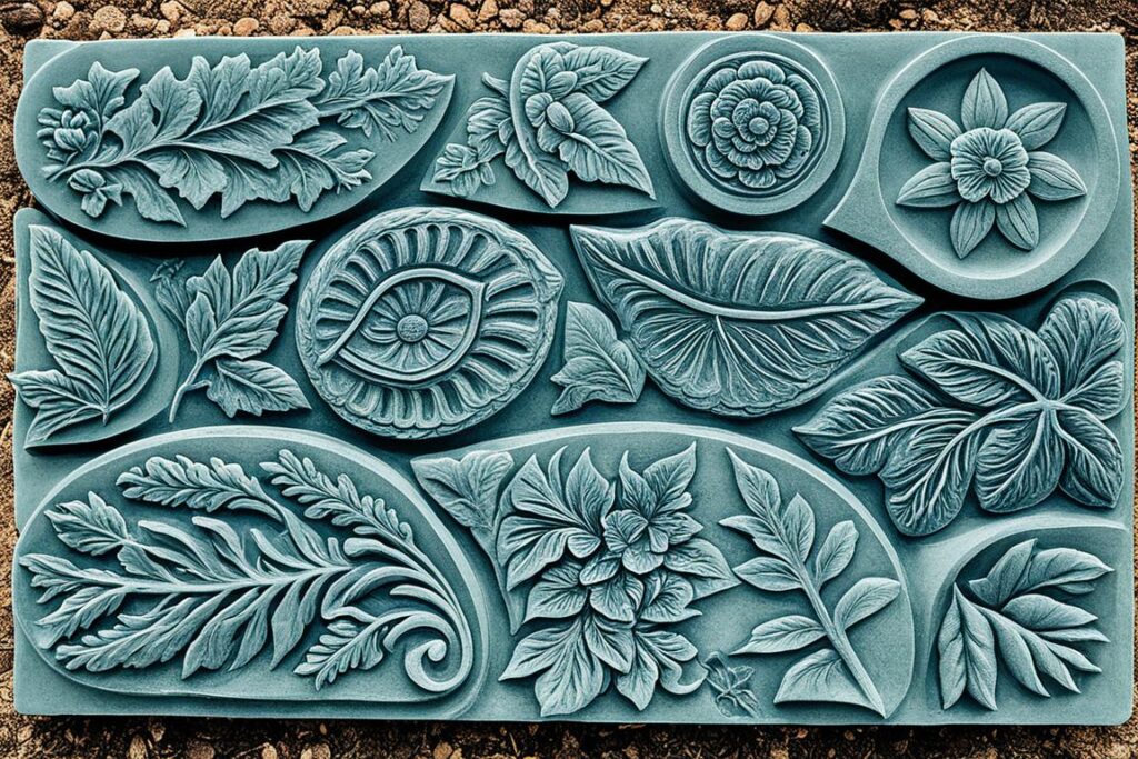 béton estampé moule