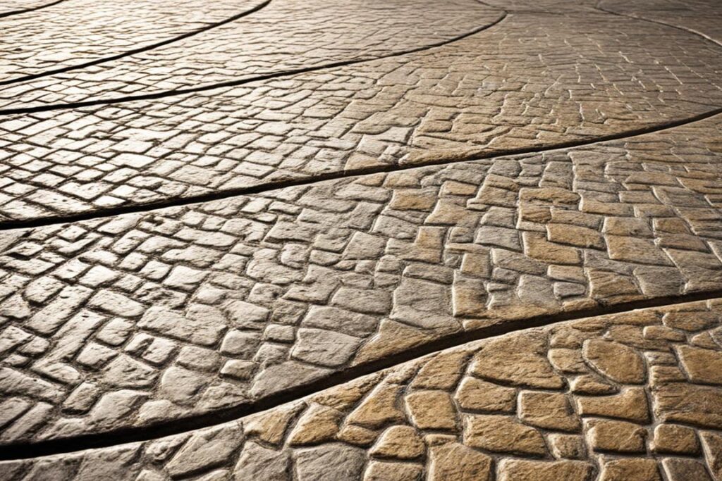 béton estampé prix