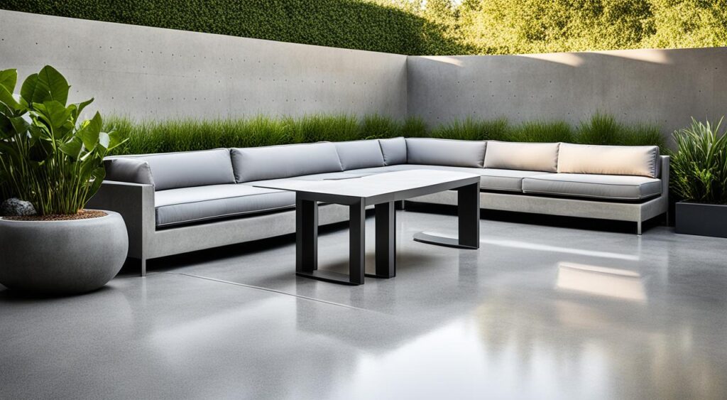 béton lissé extérieur