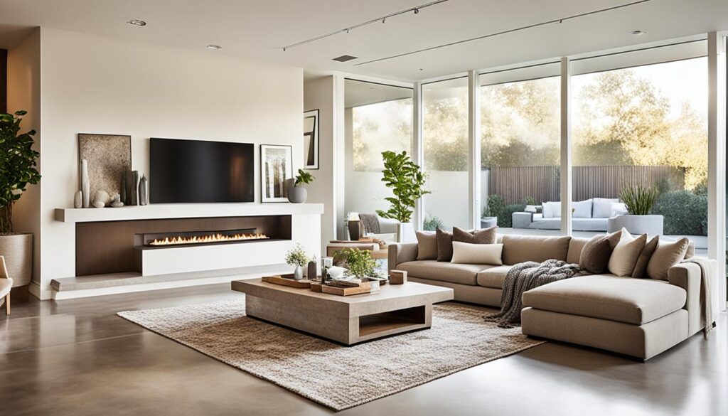 chaleur et confort avec le béton décoratif