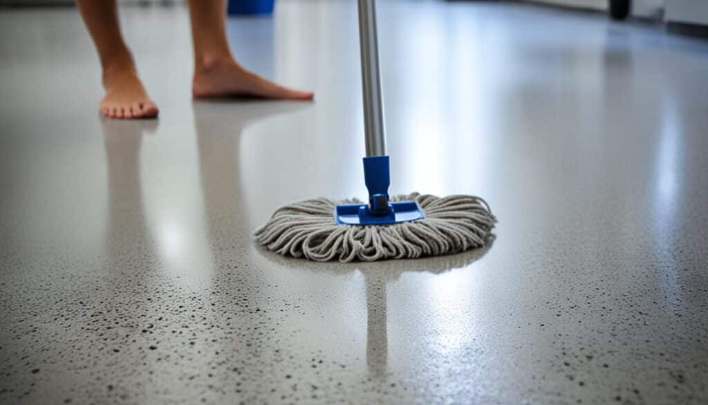 comment nettoyer du béton poli