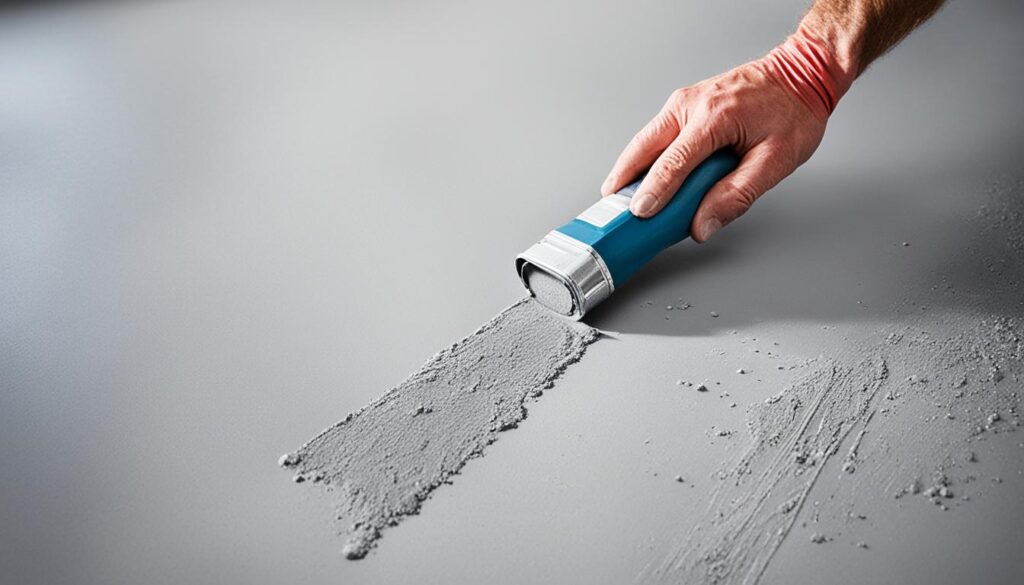 comment rattraper une dalle mal faite