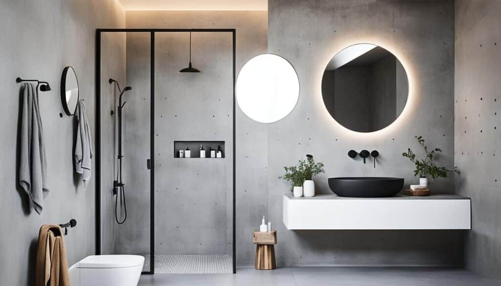 design salle de bain béton ciré