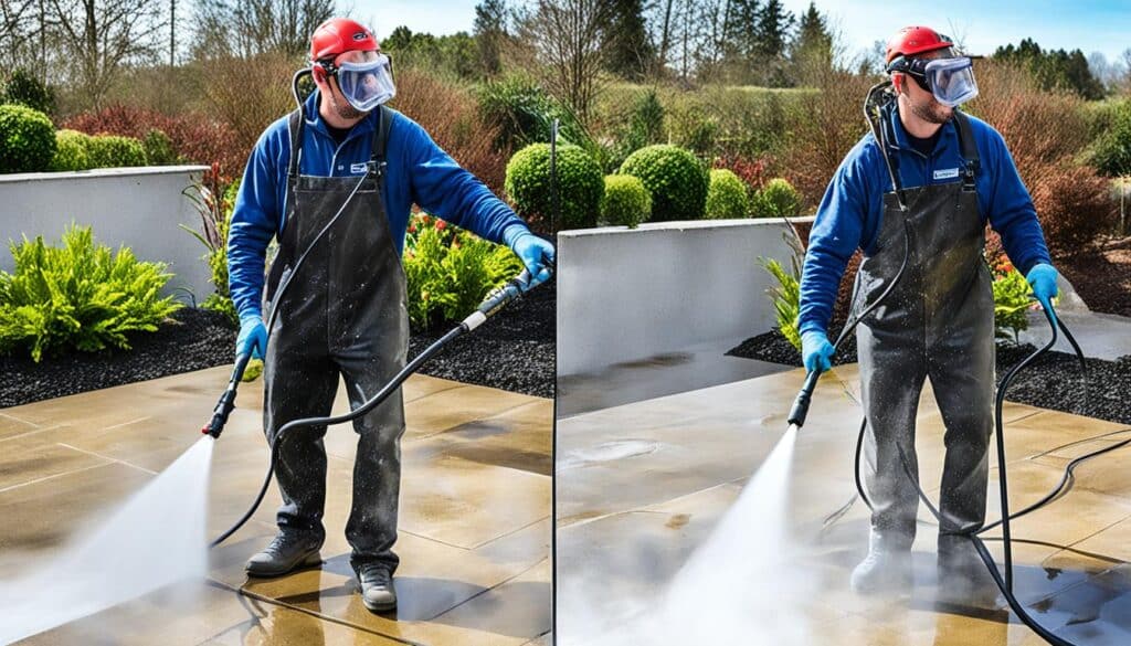 entretien terrasse béton lissé