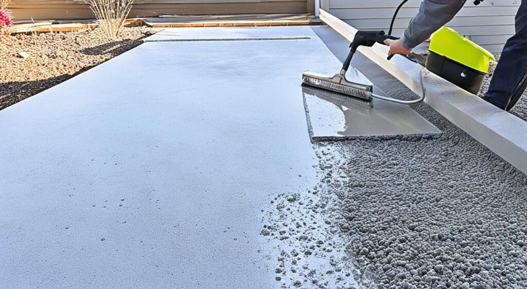 étapes application béton hydrofuge