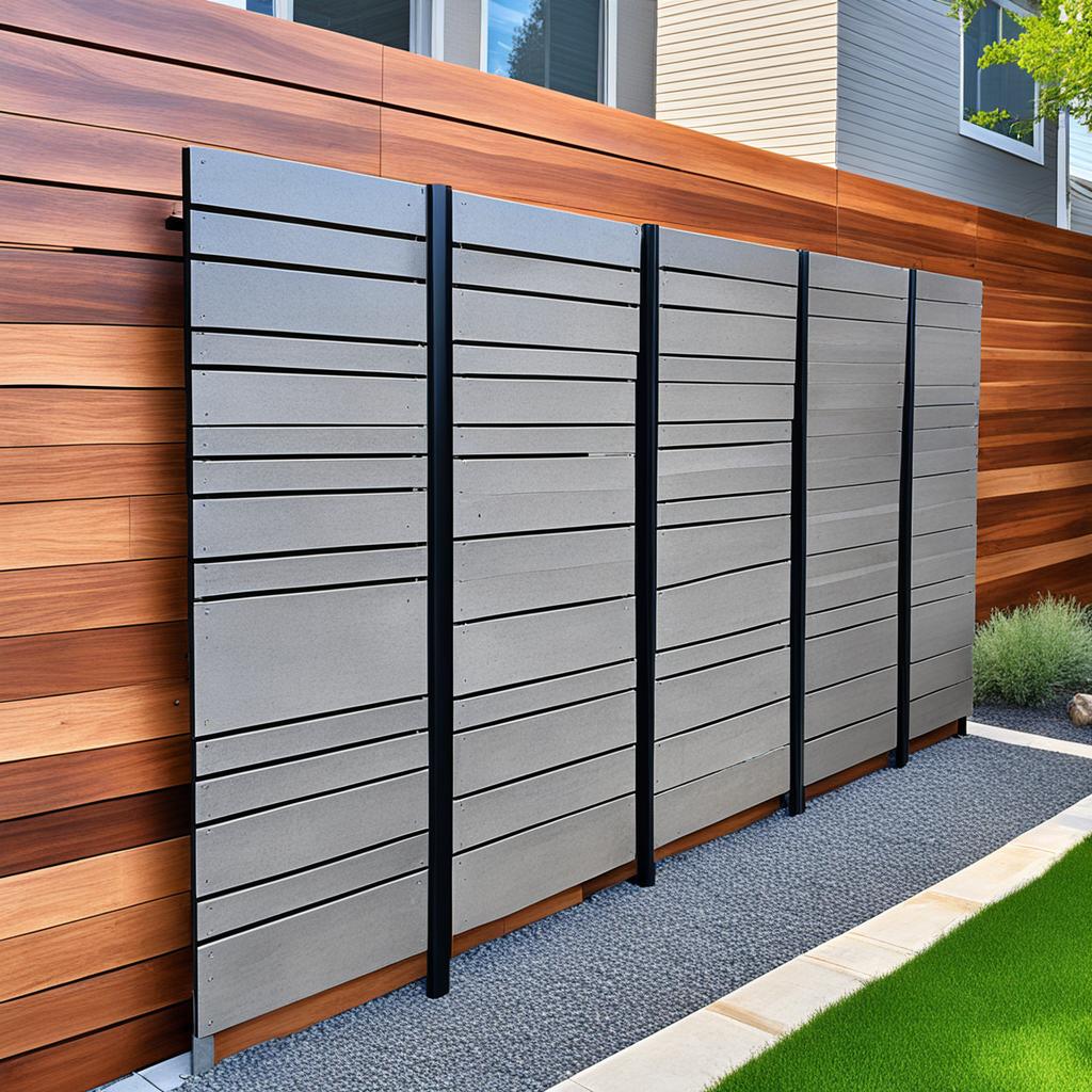 installation palissade béton bois