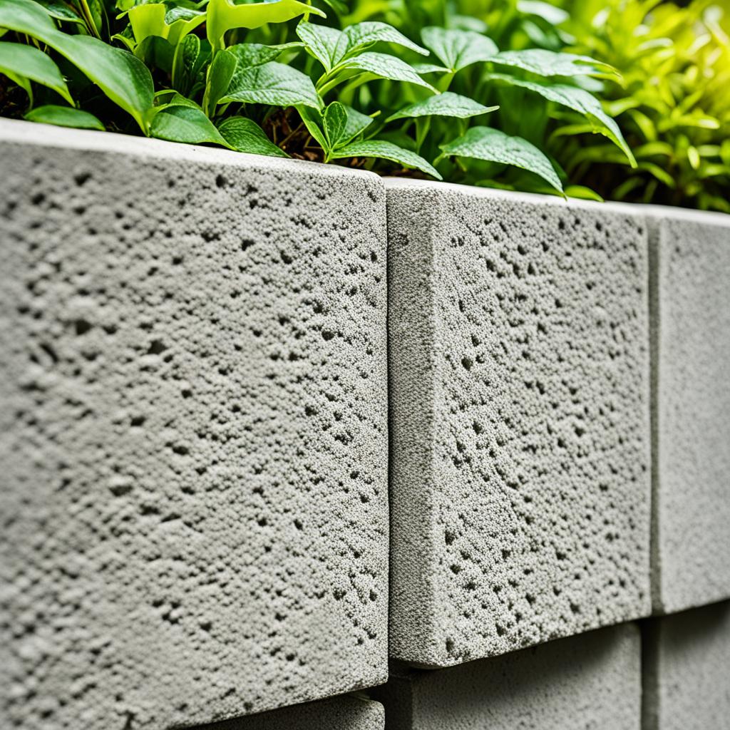 palissade béton jardin