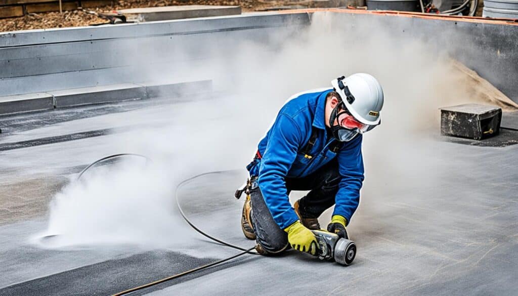 polir une dalle béton