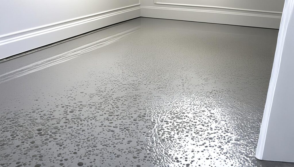 préparation béton lissé salle de bain