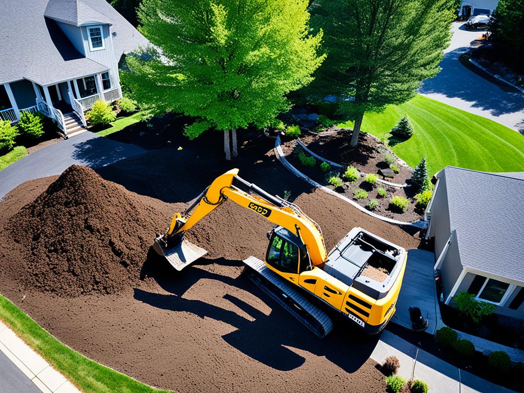 préparation sol allée carrossable