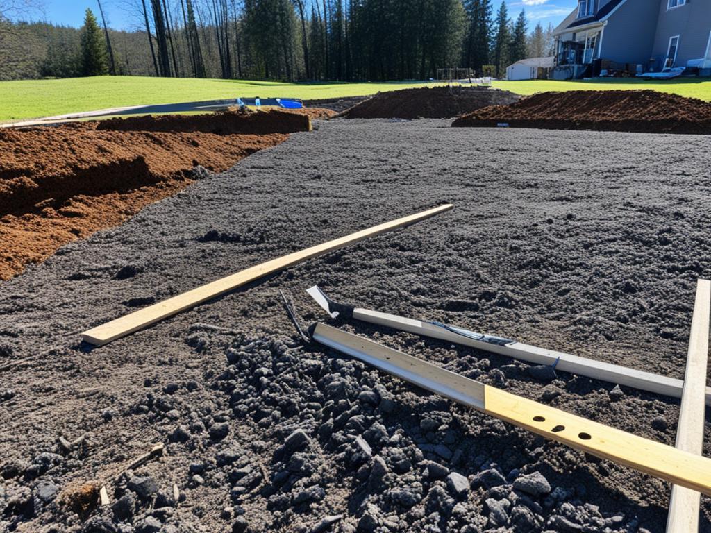 préparation terrain allée