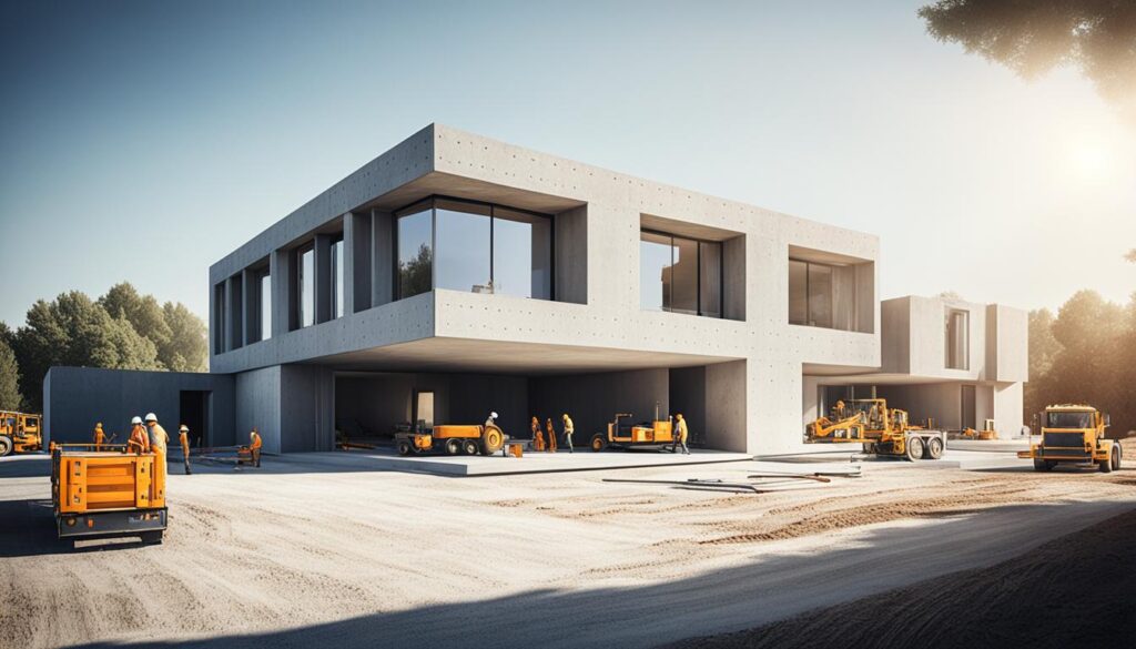 rapidité béton lissé