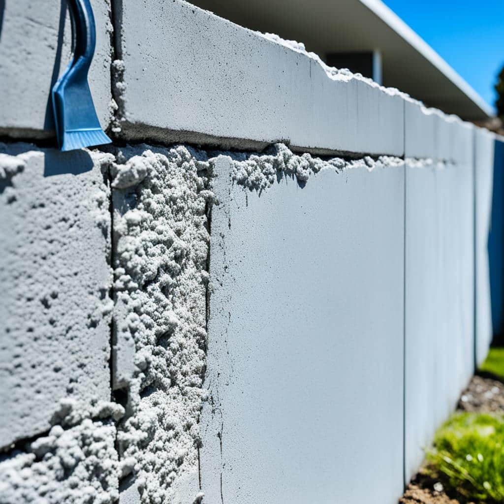 réparation fissures palissade